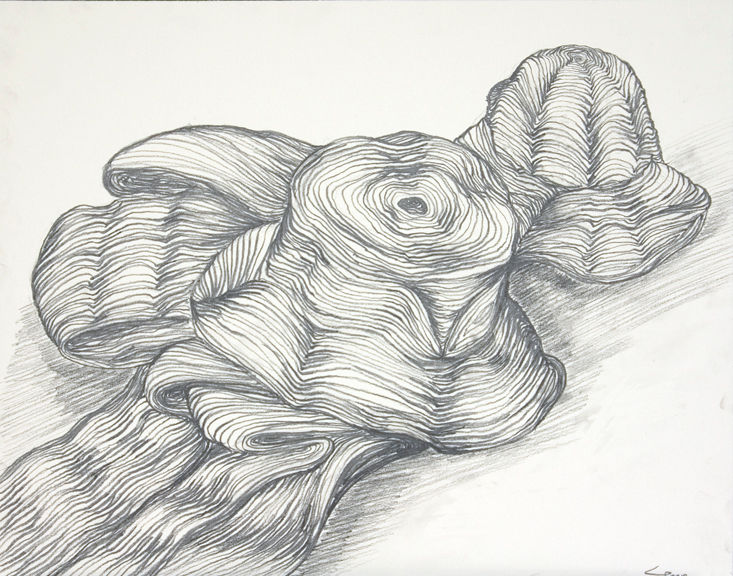 Cross contour object