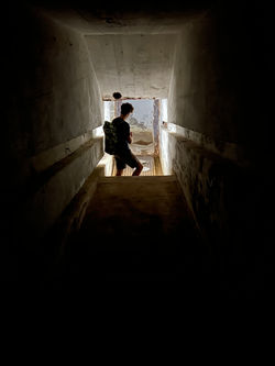 Eerie and Dark Bunker Tunnels