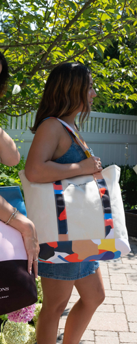 Boat Tote with Full Color Handles and Boot | LBU inc