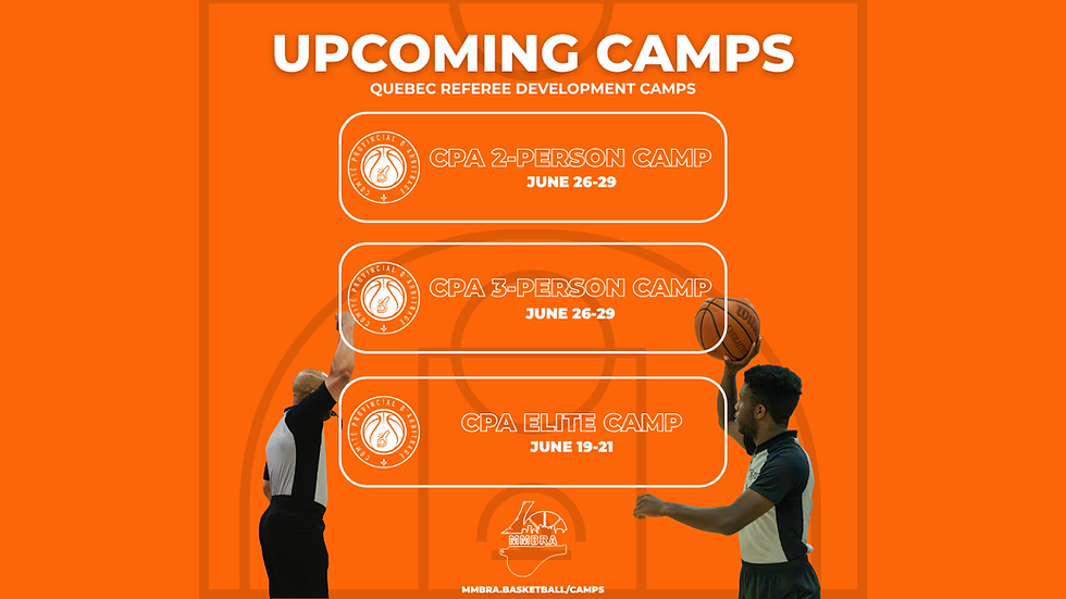 CPA Referee Camps Return to Montreal This Summer — Registration Now Open