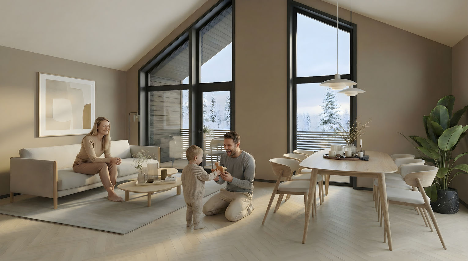 Minde er en populær enebolig i moderne og trendy arkitektur. Passer fint for barnefamilier.