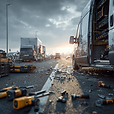 u2287722695_a_traffic_accident_scene_with_a_delivery_van_crus_70cdeb83-416e-4074-9e5f-1a93
