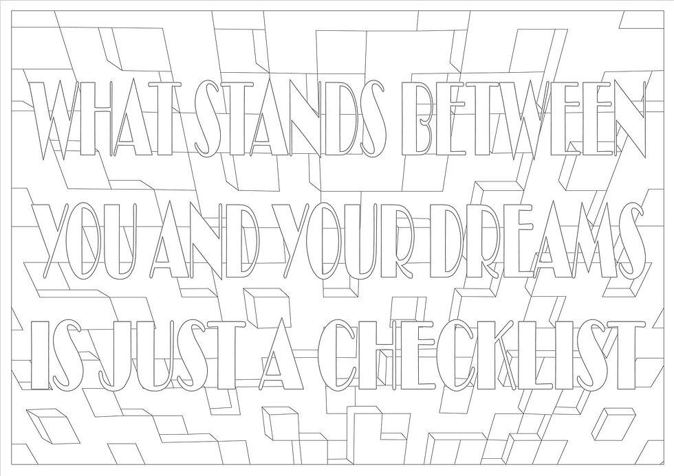 Thumbnail: Motivate Yourself Coloring Book FULL - Printable Download