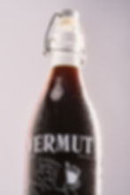swingtop bottle of cold vermouth