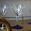 Thumbnail: Vintage WGL1 by Weston Cobalt Blue Champagne/Tall Sherbet Glasses
