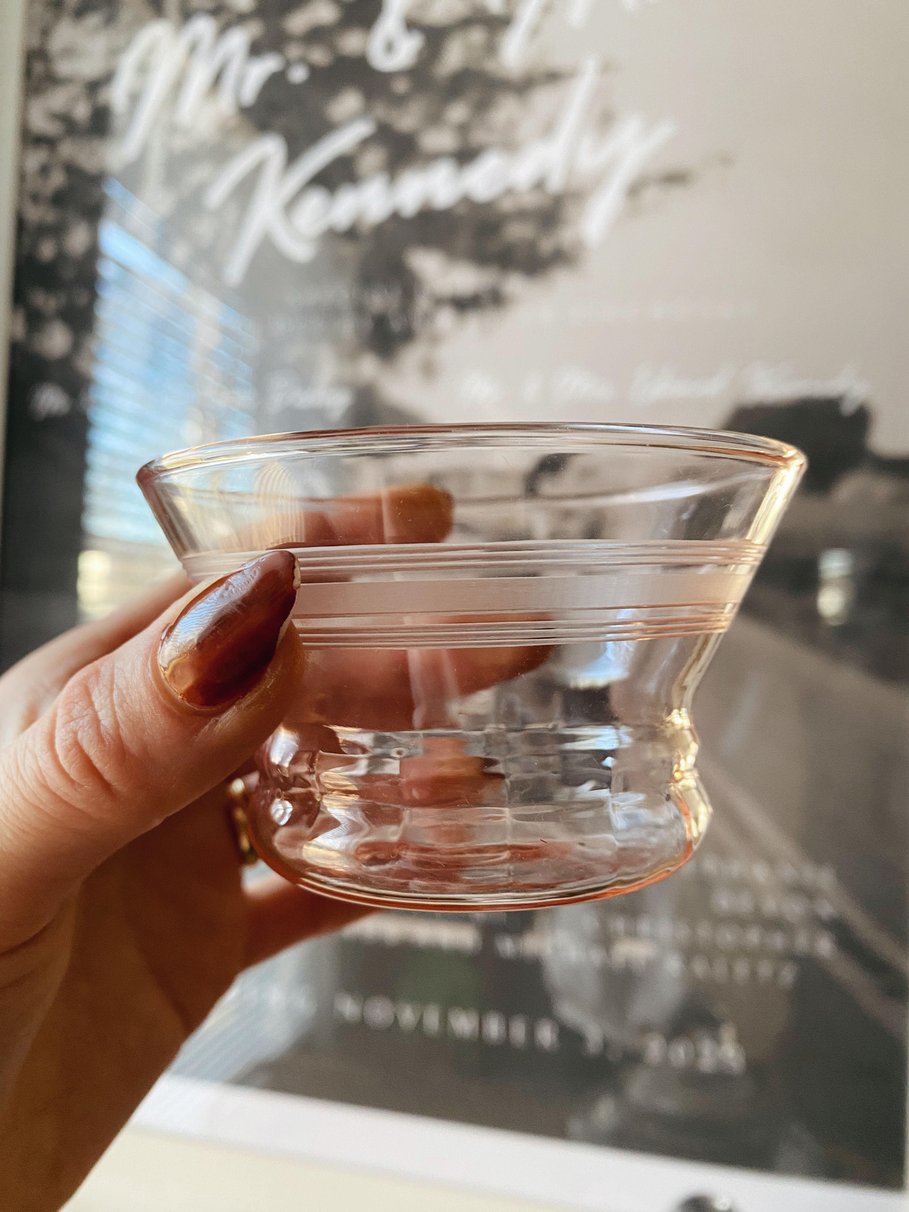 Pink Great Depression Glass Coupes Dessert Bowls