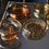 Thumbnail: Vintage Smoky Amber Glass Tray