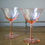 Thumbnail: Vintage Pink Great Depression Glass Coupe Glasses