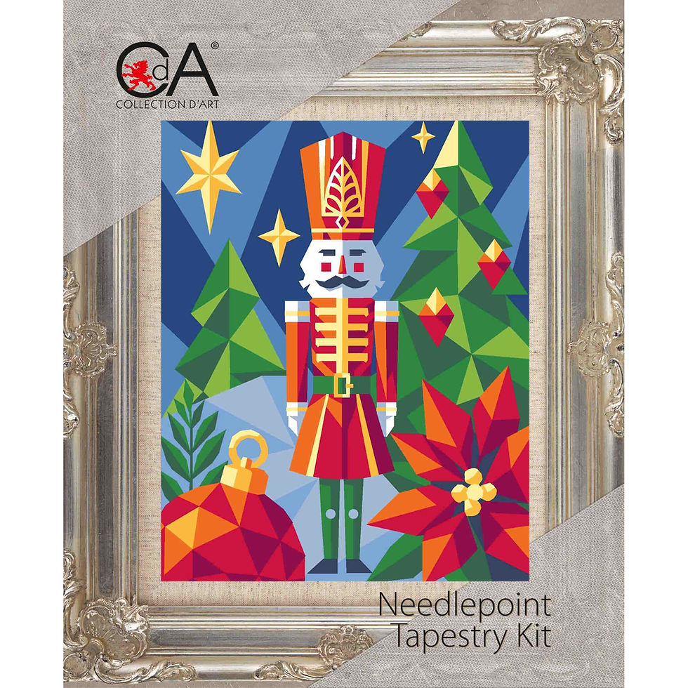 Tapestry printed kit needlepoint Forest Nutcracker Collection DArt