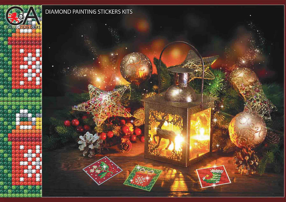 Thumbnail: Diamond Painting Stickers kit_(set of 3 pcs)_DCS014