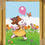 Thumbnail: Tapestry printed kit needlepoint, 30x40 cm (12"x16")  Puppy with balloon 6275K  Brand: Collection D'Art