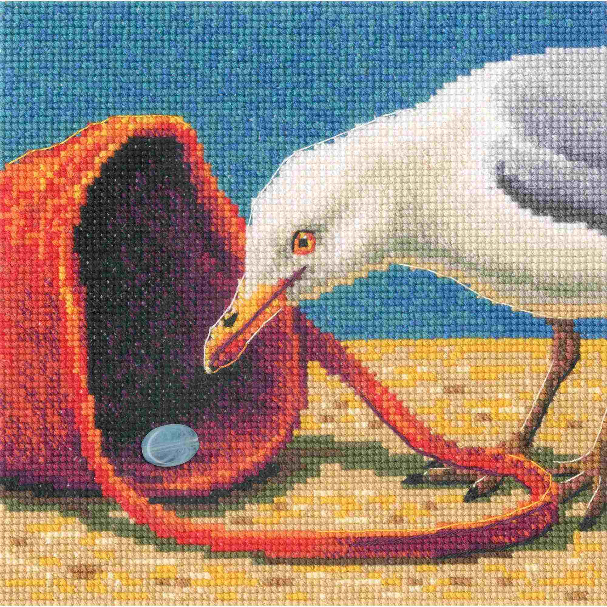 RTO Counted Cross Stitch Kit Curious seagull M1110