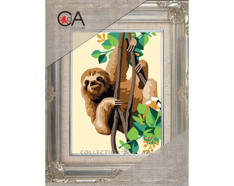 Tapestry printed kit needlepoint, 20x25 cm (8"x10") Slot 3352K, Collection D'Art