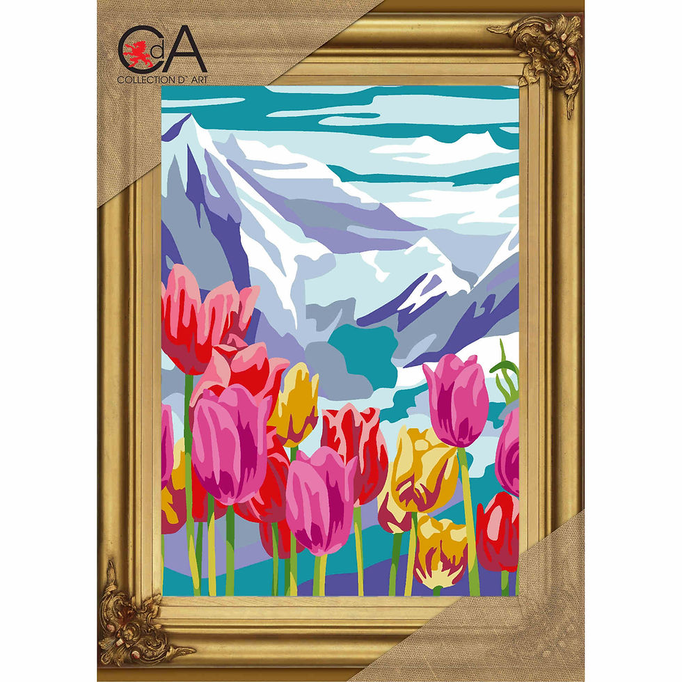 Needlepoint Kit Mountain Flowers Collection DART