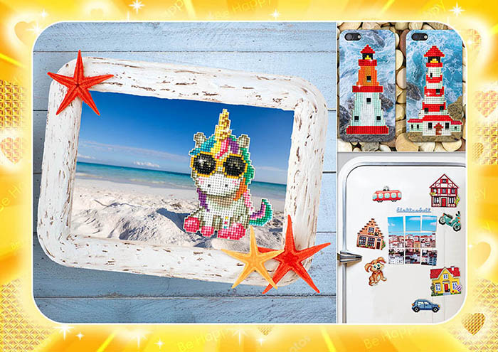 diamond painting magnet unicorn collection d'art