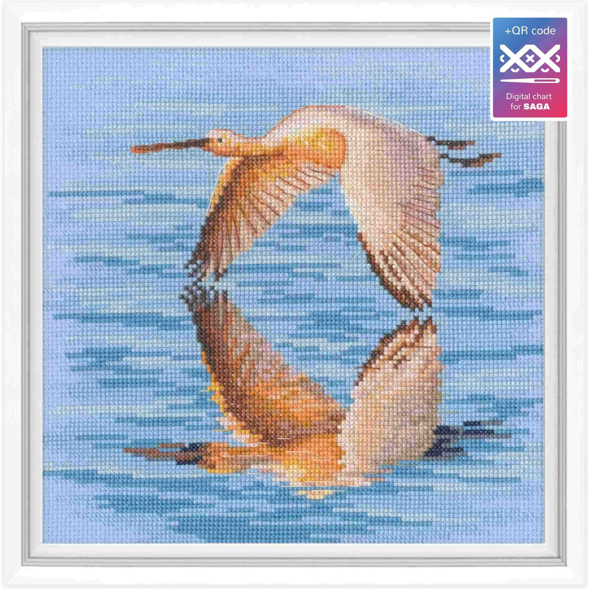 RTO counted cross stitch kit  Bird takeoff M1050