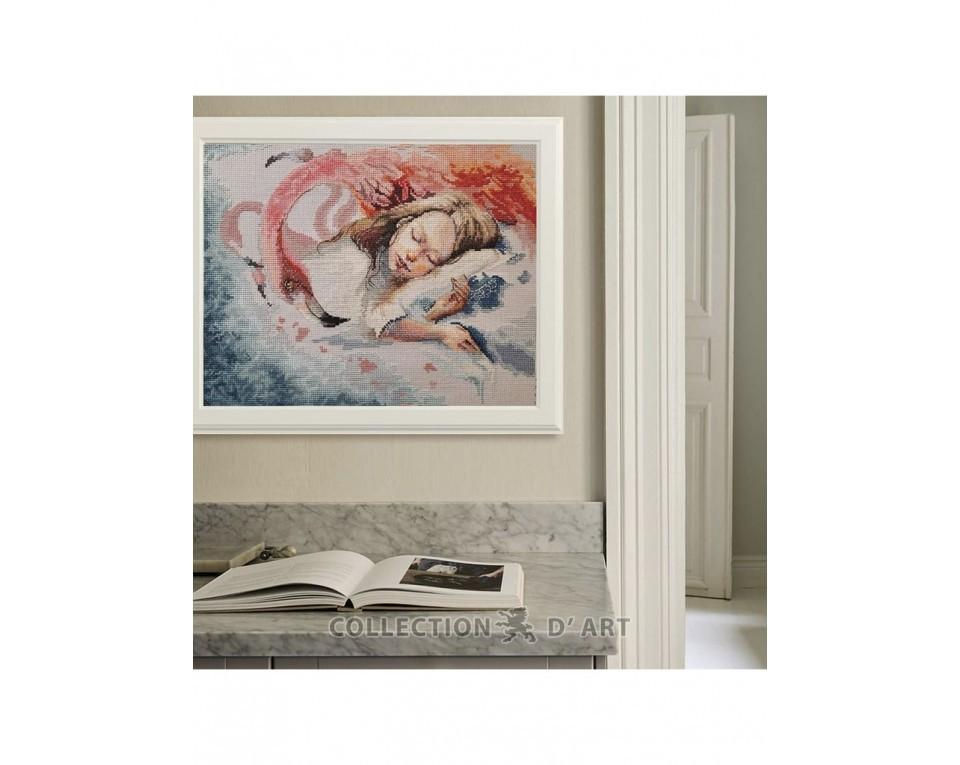 Thumbnail: RTO counted cross stitch kit Alice in wonderland M898, DMC, Zweigart