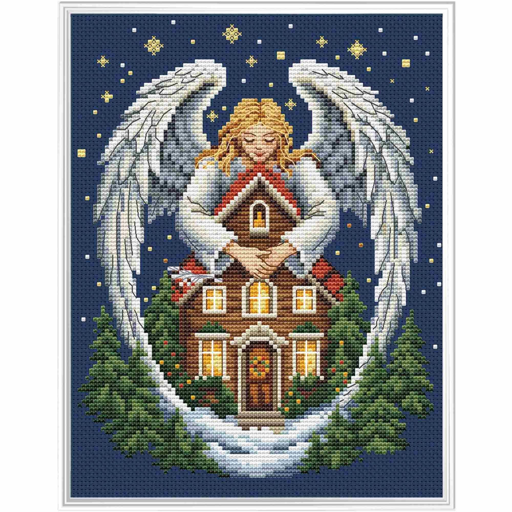 Collection DArt counted cross stitch kit Christmas Angel BC8140