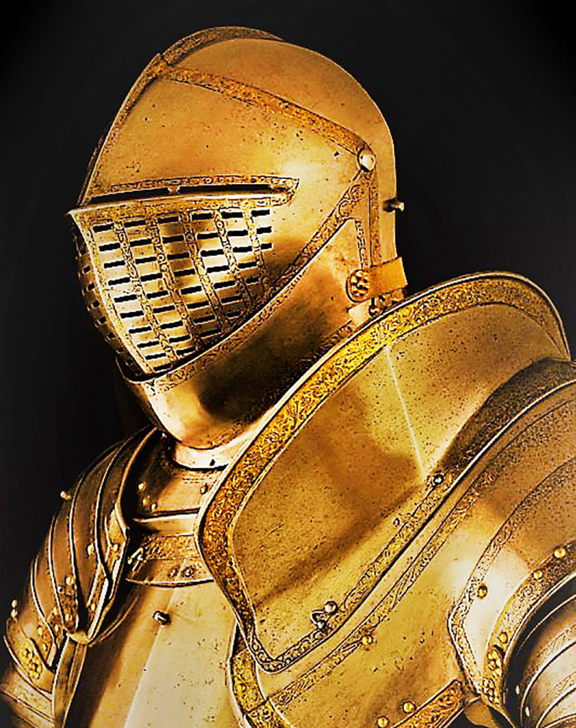 Diamond Embroidery Painting kit Knight DE076, Collection D'Art, Square sparkles, full coverage