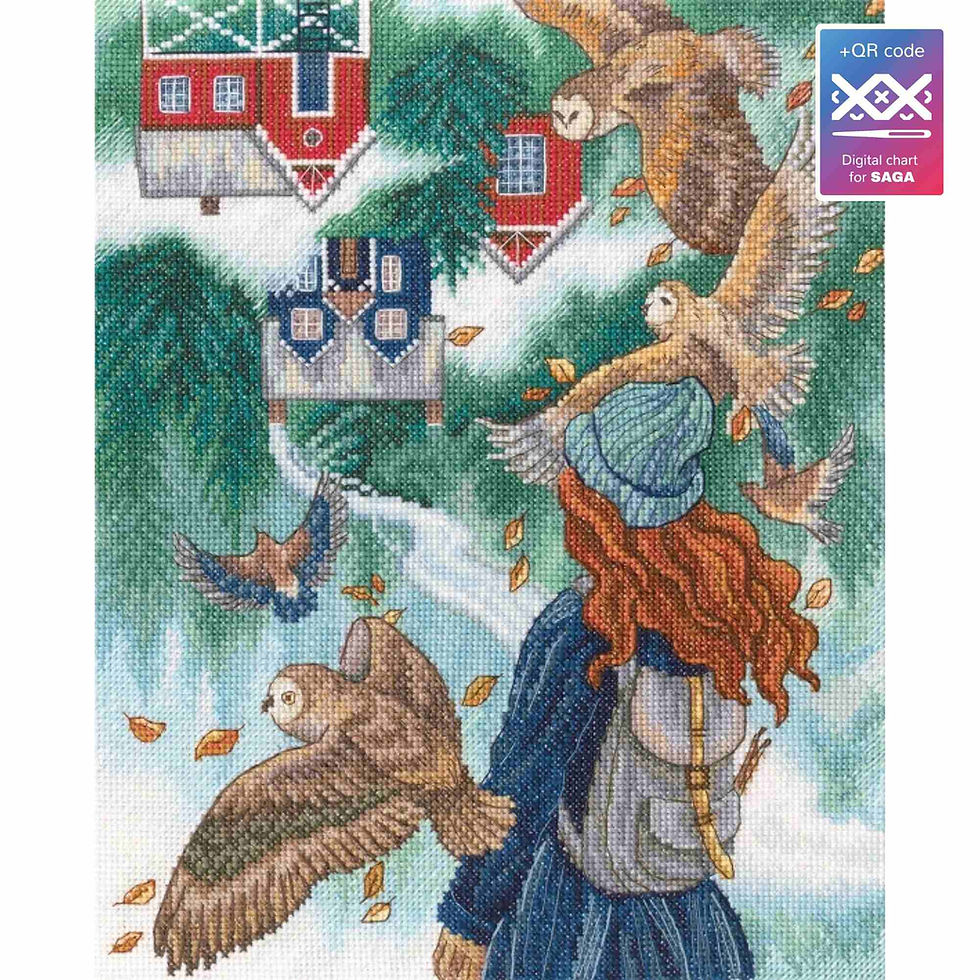 RTO counted cross stitch kit Mystery M982, DMC, Zweigart