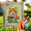 Thumbnail: Tapestry printed kit needlepoint, 20x25 cm (8"x10")  Cat in the cup 3273K