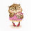 Thumbnail: RTO Counted cross stitch kit Owl and muffin C232, DMC, Zweigart