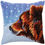 Thumbnail: Cushion cross stitch printed kit needlepoint Bear 5305, Collection D'Art
