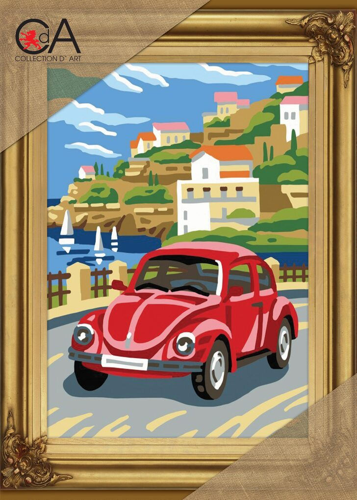 Tapestry gobelin kit needlepoint, 30x40 cm (12"x16") Sea cost 6312K, Collection D'Art