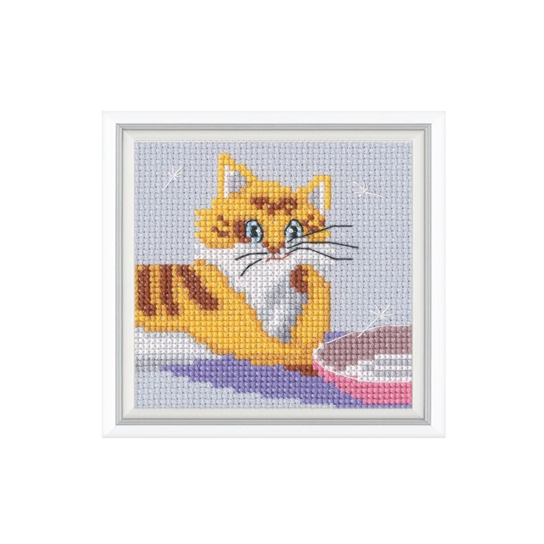 Counted cross stitch kit Ginger cat H005 Brand: RTO