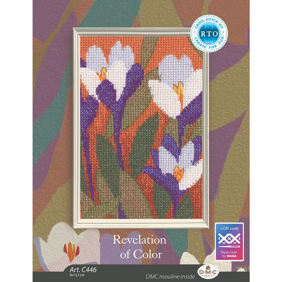 RTO Counted Cross Stitch Kit Colorful Blossom C446 Revelation of Color