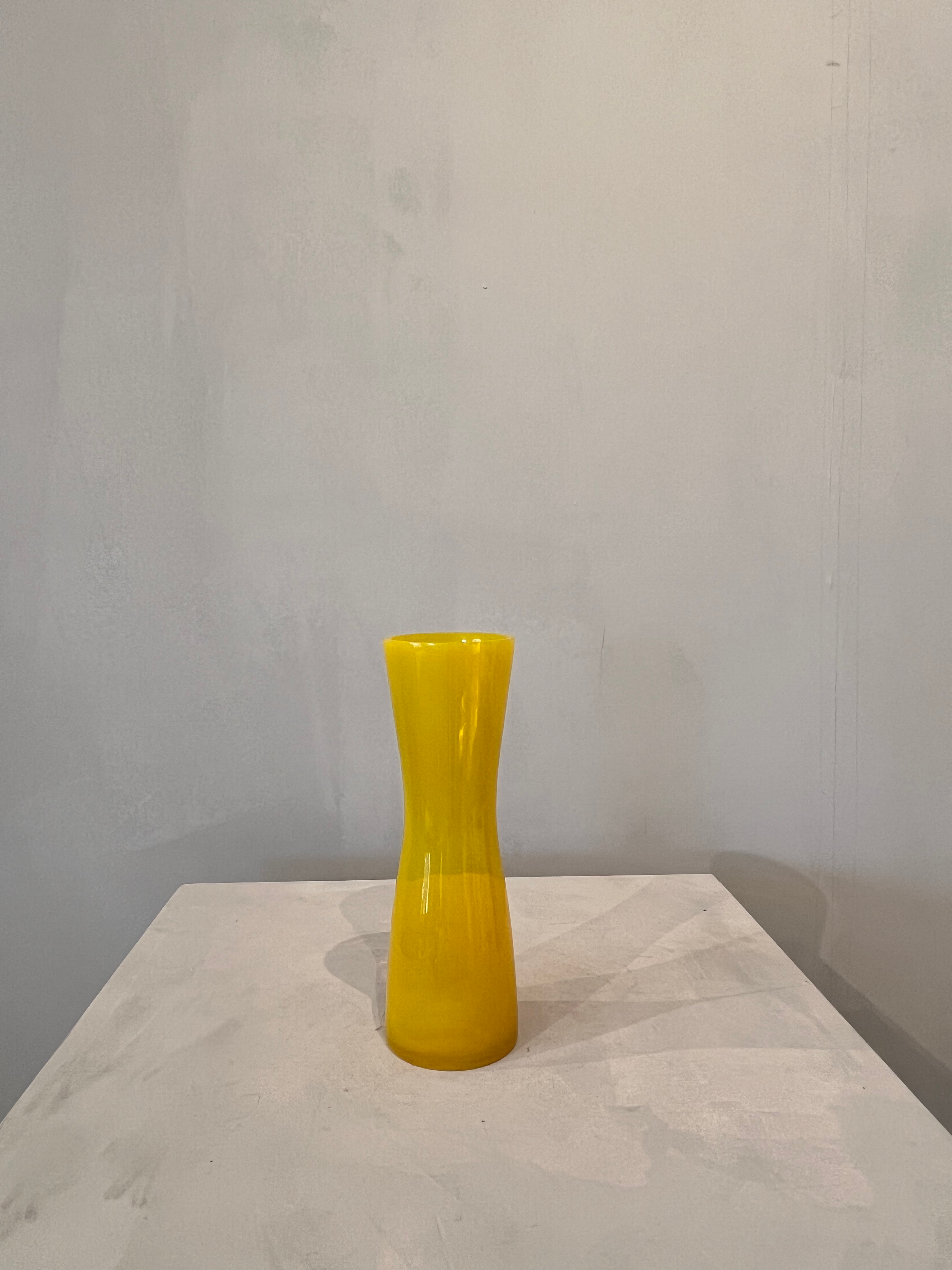 yellow vase