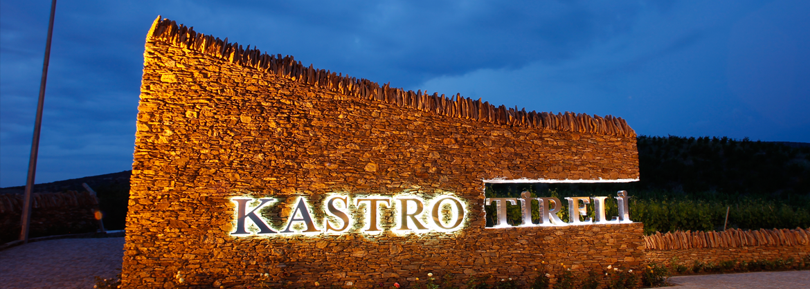 Wine enthusiasts visiting Kastro Tireli Winery, an eco-conscious destination for wine tourism in Akhisar, Turkey.