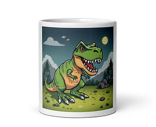 T0Rex Design On a 20oz Mug