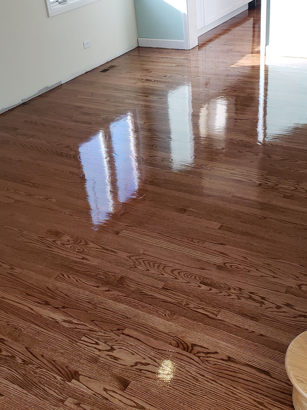 Red oak hardwood floor_
