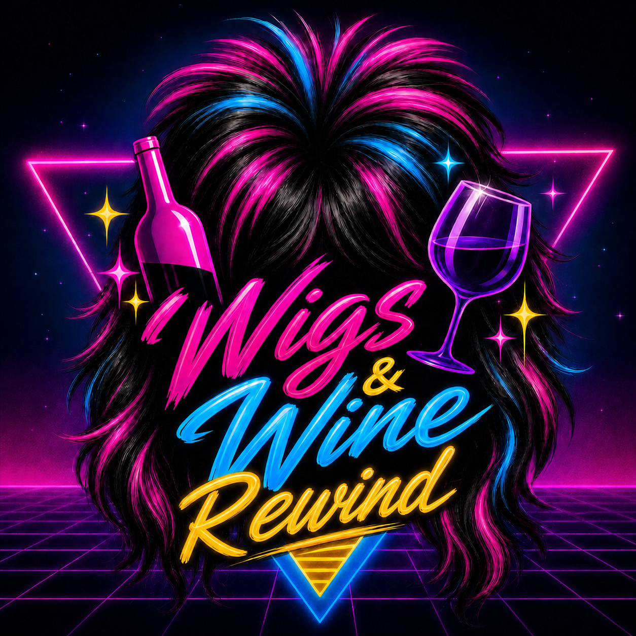 Ticket to Wigs and Wine Rewind