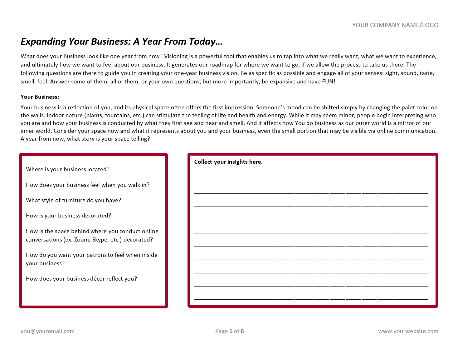 Expanding Your Business - ND, B