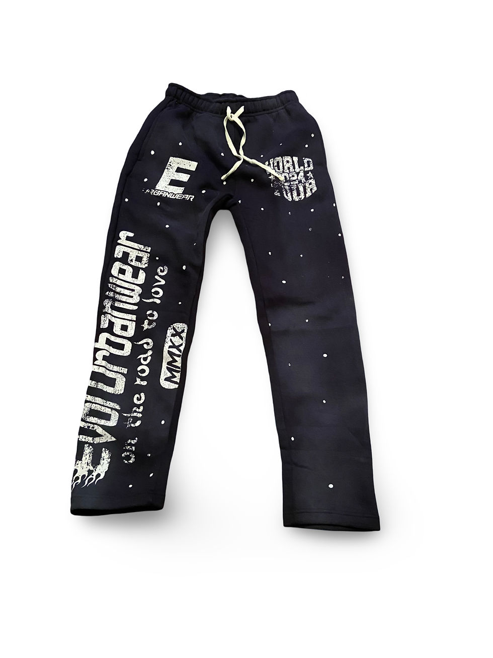 Thumbnail: Navy “World Tour” Jogger Fleece