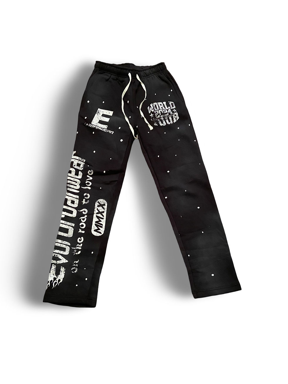 Thumbnail: Black “World Tour”  Jogger Fleece