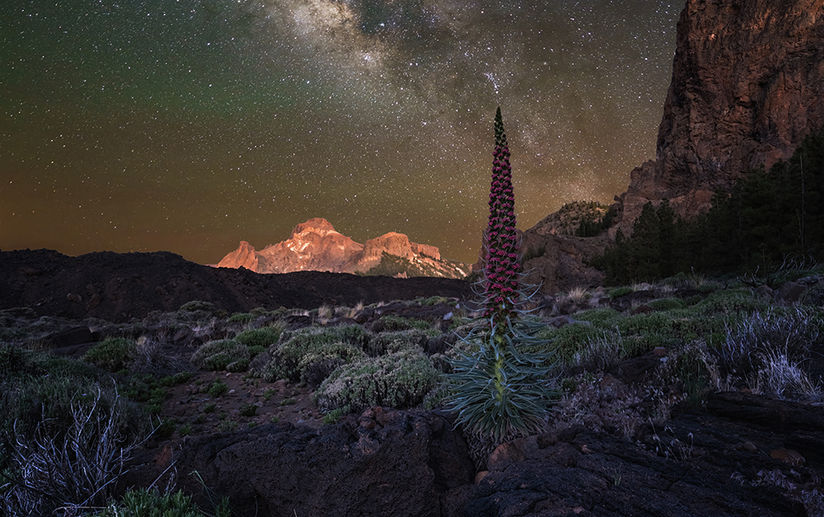 Teneriffa, El Teide, Teide, Milchstrasse, world-class-phothography, goldenpictures, timeblending