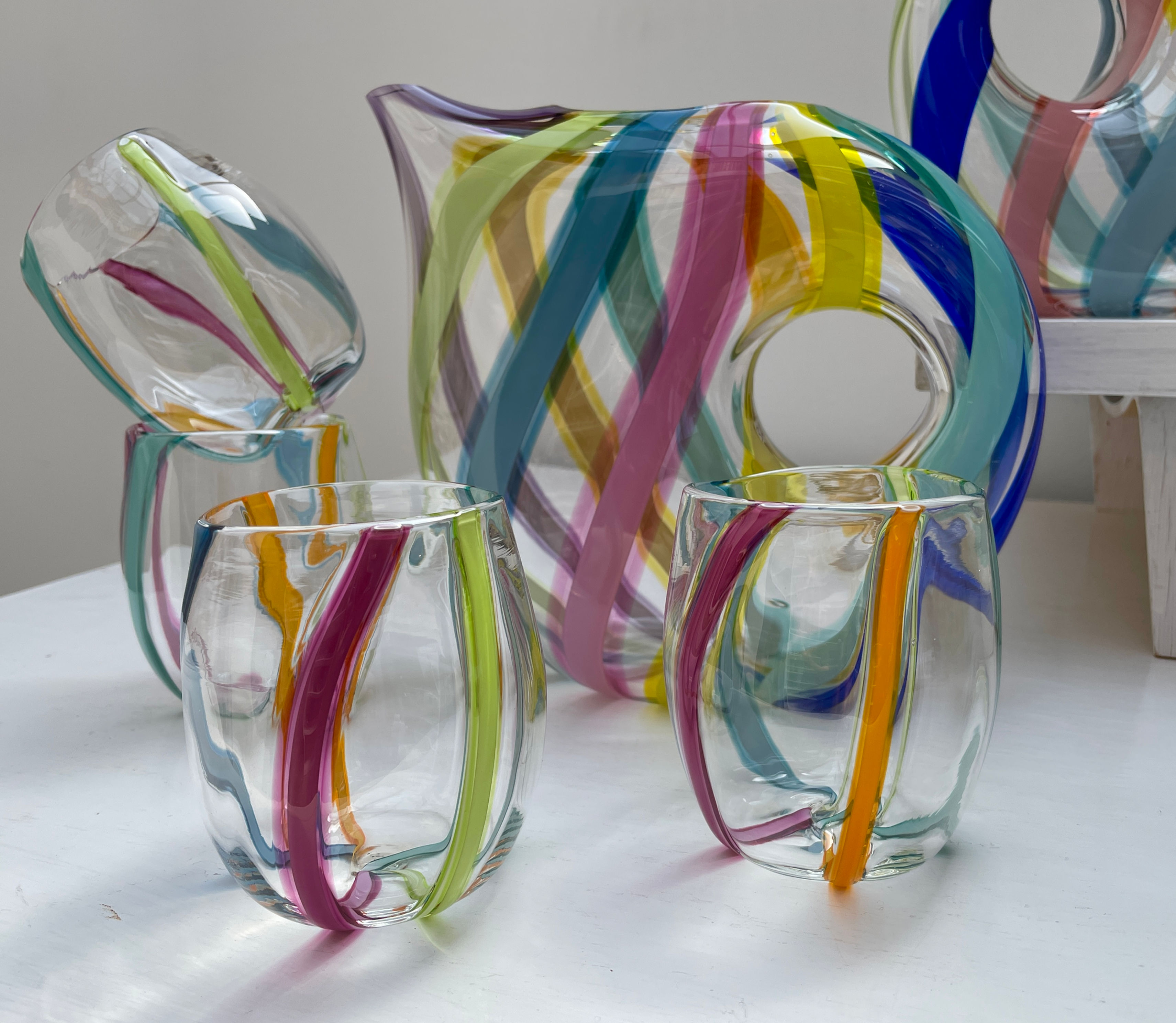 “Multi” Space Pitcher with glasses 