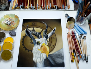 Creating Creatures - Mash Up "Eaglope"