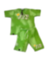 YUPI MEN GREEN WASHED SHORT SET