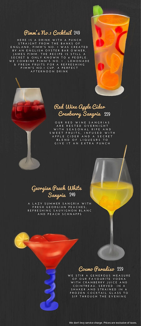 illustrated drinks