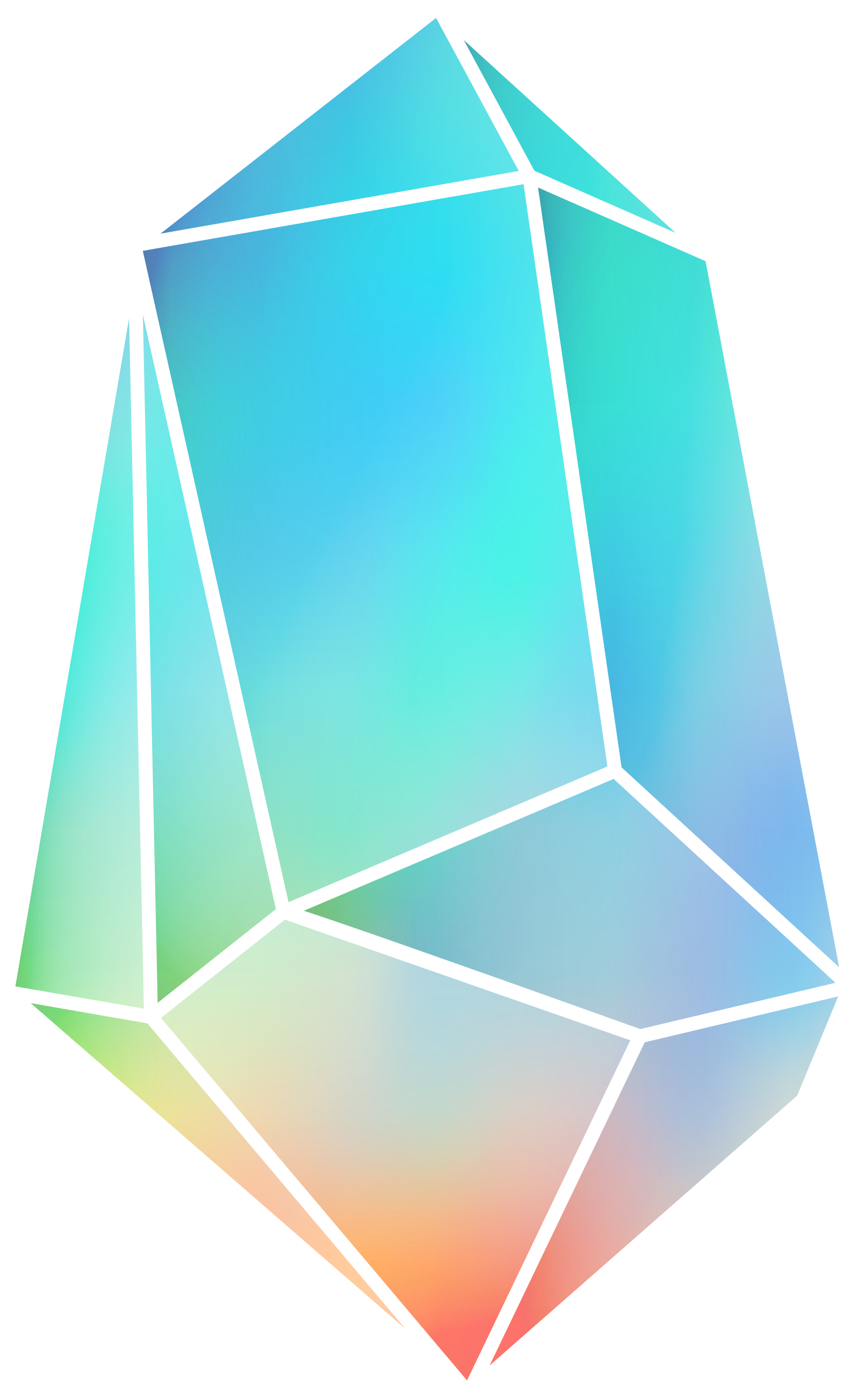 Geometric Colorful Crystal