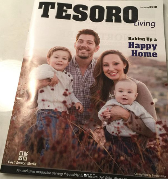 Front page feature in Tesoro Living Magazine