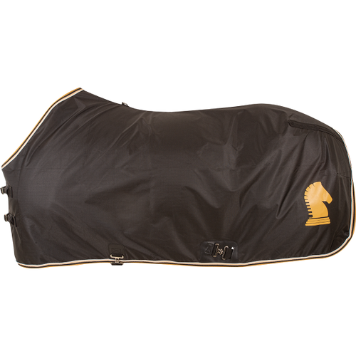 Classic Equine Open Front Nylon Stable Sheet- Black