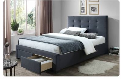 slat bed headboard + drawers