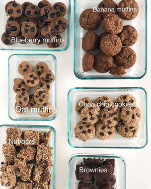 Almond Butter Lactation Mini Muffins