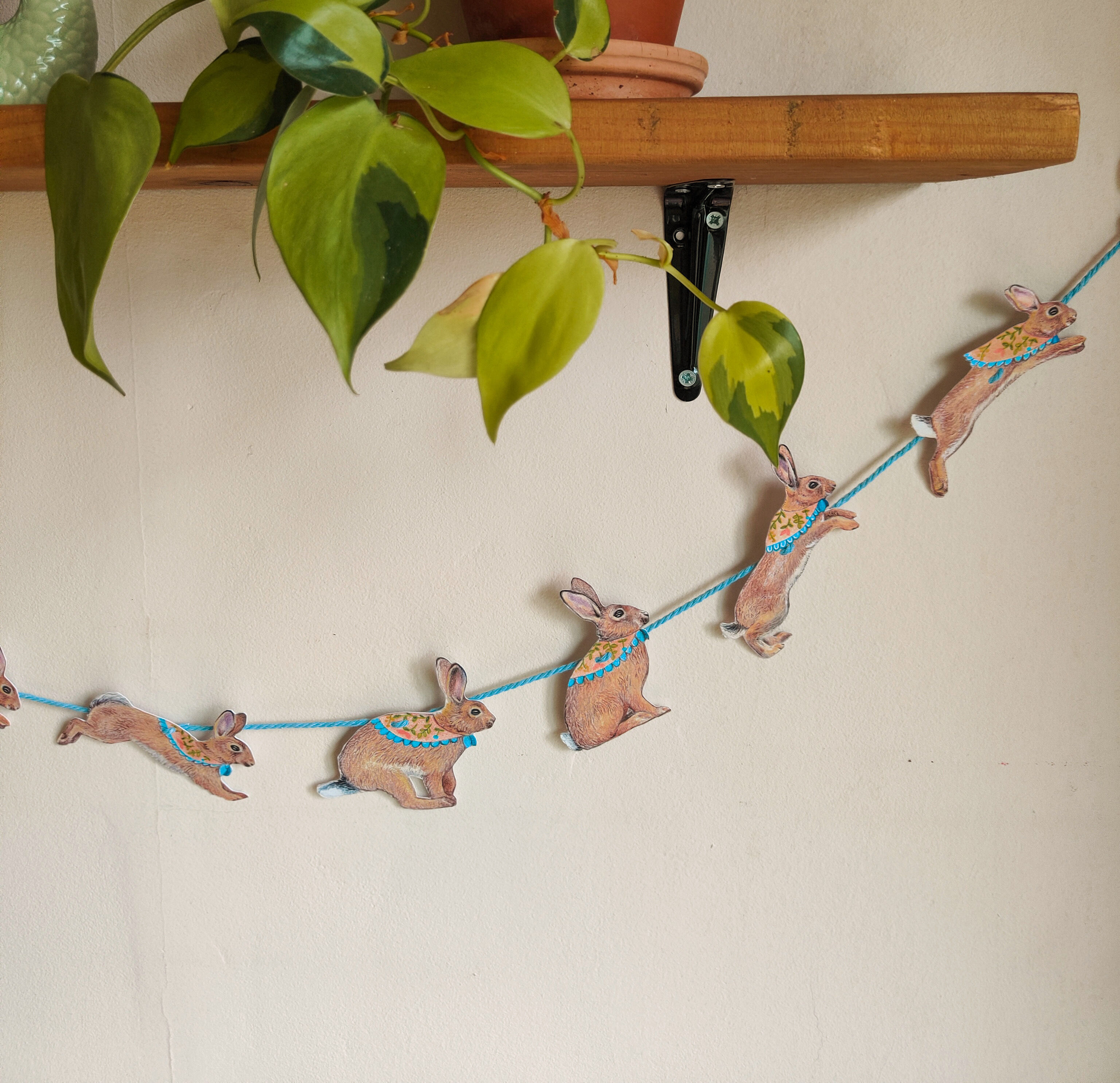 Bunny Easter garland