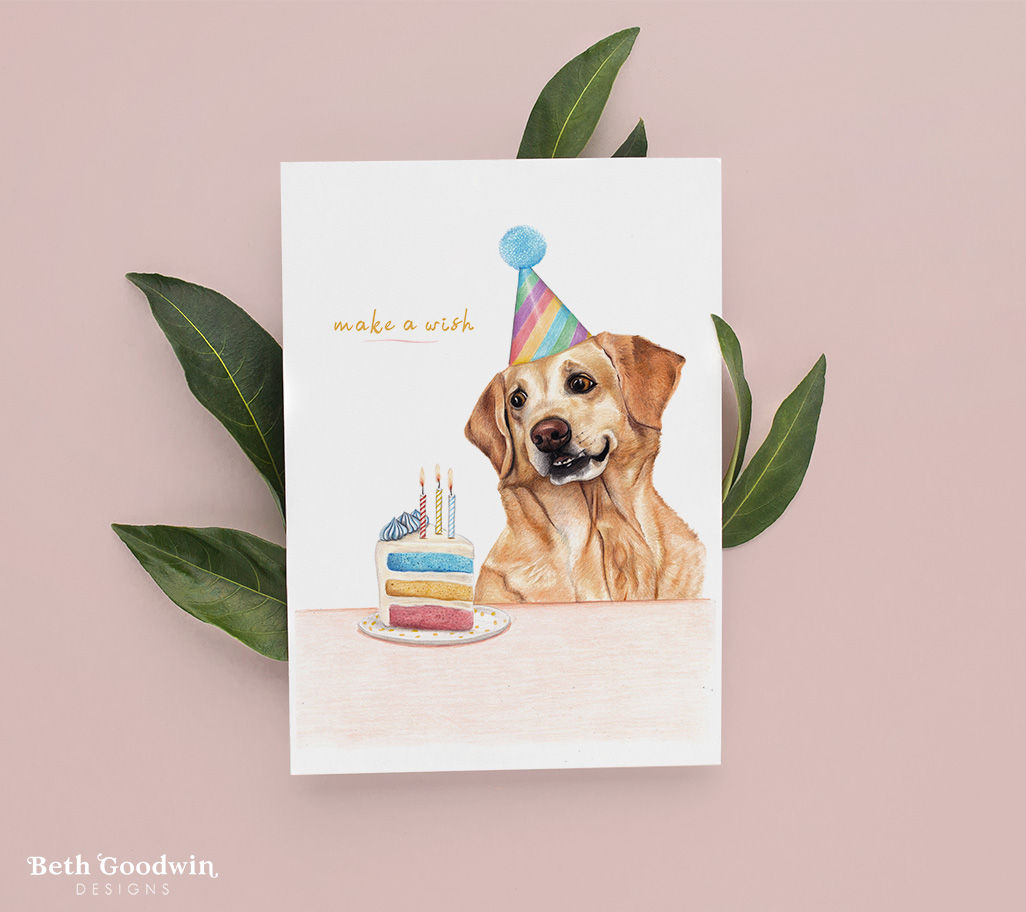 Labrador Birthday Card